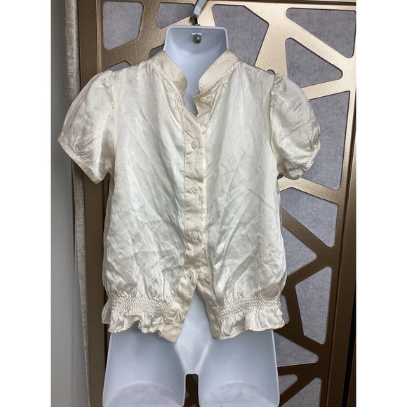 GIRLS GAP EDENS BOUQUET JANIE AND JACK DRESS TOPS blouses WHITE IVORY LOT sz 4 5 - Picture 8 of 14